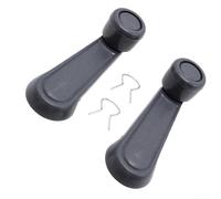 Manual Window Crank Handles, 2Pcs Grey Car Door Rocker Levers ABS Replacement Parts Anti-Aging Fit for for NISSAN Pickup Frontier for SENTRA