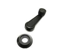 Manual Window Winder Durable Heavy-Duty Universal Car Window Winding Crank Handle Replacement Door Lever Winder Auto Interior Accessory Front PassengerWithout Motor(Black)