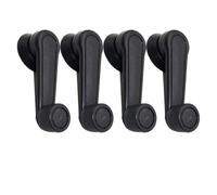 Manual Window Winder Manual Window Crank Handle 1/2/4/10PCS Universal Door Glass Lifting Replacement ABS Material Black Car Parts Front PassengerWithout Motor(4PCS)