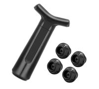 Manual Wine Stoppers Vacuum Pumps with Wines Bottle Preserver Tool Leakproof Sealing Cap Enduring with Preserver Tool