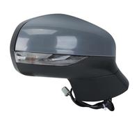 Manual Wing Door Mirror 12 Pins Rearview Mirror Assembly For Fiesta For MK8 2017-2022 Folding Wing Mirror Magnetic Grey With Blind Spot Wing Door Mirror(Right)