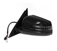 Manual Wing Door Mirror 20 Pins Side Rearview Mirror Assembly For Mercedes For Benz For W212 For E250 E300 E350 E400 E550 E63 For AMG 2010-2016 Rearview Side Mirror Assy(Left)