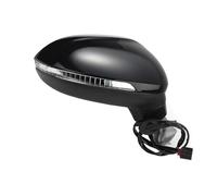 Manual Wing Door Mirror 6/8/13 Wires Auto Left Right Side Power Heated Fold Turn Signal Side Mirror Assembly For VW For Passat For B8 2017-2020 Wing Door Mirror(Black,8 Wire R)