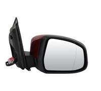 Manual Wing Door Mirror 6 Wires Side Rearview Mirror Assembly For Focus For Mk2 2008-2011 Extreme Red Big Red Heated Side Door Mirror Cars Mirror Protectors(Right)