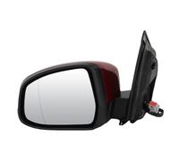 Manual Wing Door Mirror 6 Wires Side Rearview Mirror Assembly For Focus For Mk2 2008-2011 Extreme Red Big Heated Door Wing Door Mirror(Right)