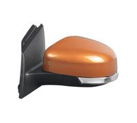 Manual Wing Door Mirror Car Outside Rearview Mirror Assembly For Focus 3 For MK3 2012~2018 With Turn Signal Lamp Heating Electrical Complete Door Mirror(Yellow,Left)