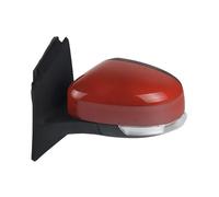 Manual Wing Door Mirror Car Outside Rearview Mirror Assembly For Focus 3 For MK3 2012~2018 With Turn Signal Lamp Heating Electrical Complete Door Mirror(Red,Left)