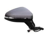 Manual Wing Door Mirror Car Side Rearview Mirror Assembly For A5 For F5 For 8w 2017-2022 Auto Fold Turn Signal Heating Memory Lens Adjustment Rearview Side Mirror Assy(Purple,6 Wire R)