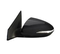 Manual Wing Door Mirror Car Side Rearview Mirror Assembly For Hyundai For Elantra 2017 2018 Heated Exterior Turn Signal Lights Electric Folding Complete Door Mirror(Black,5 Wire L)