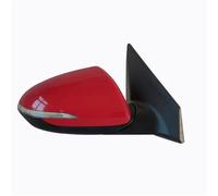 Manual Wing Door Mirror For Hyundai For Elantra 2017 2018 Car Side Rearview Mirror Assembly Heated Exterior Turn Signal Lights Electric Folding Mirror Protectors(Red,5pin R)