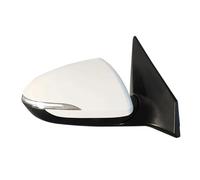 Manual Wing Door Mirror For Hyundai For Elantra 2017 2018 Heated Exterior Turn Signal Lights Electric Folding Car Side Rearview Mirror Assembly Mirror Protectors(WHITE,10 Wire R)