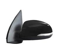 Manual Wing Door Mirror For Hyundai For I10 2010 2011 Auto Electronic Adjustment With Indicator Car Door Rear View Mirror Assembly Complete Door Mirror(Black,B Left)
