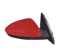 Manual Wing Door Mirror For Kia For Forte For Cerato For Shuma 2018-2021 Car Side Rearview Electrically Adjustable Mirrors Turn Signals Heating Rearview Side Mirror Assy(Red,5 Wire R)