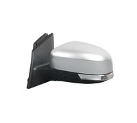 Manual Wing Door Mirror Left Right Car Side Mirror Accessories For Focus 3 For MK3 2012-2018 Auto Rear View Mirror Assembly Complete Door Mirror(Silver,12 Wire L)