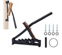 Manual Wood Log Splitter, Wall Mounted Firewood Kindling Splitter with Screws, Portable Firewood Kindling Splitter with Replaceable Handle for Home Indoor Outdoor Camping Use (Extended)