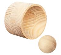 Manual Wooden Dumpling Press Mold for Dough Wrapper Making at Home
