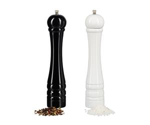 Manual wooden spice mill Ceramic Grinding Duo Refillable Manual Pepper Grinder