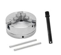 Manual Woodworking Three Chuck Home Lathe 3 Jaws Chuck Hole Drill Clamp Plate Accessory