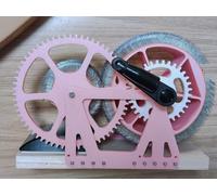 Manual Wool Carding Machine, Hand-Cranked Drum Carder for DIY Craft Projects, Wooden Wool Blending Board for Fiber Carding and Felt Making