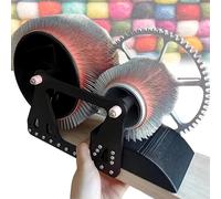 Manual Wool Felt Drum Carder and Combing Machine for DIY Craft, Fast Mixing and Spinning for Felt Animals Creation