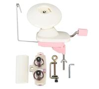 Manual Yarn Winder with Dual Head Thread Guide, Hand Crank Yarn Ball Winder for Crocheting, 8 Strands 150g Capacity, Compact Design for Home and Craft Studio Use