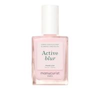 Manucurist Active Blur™ Blurring Treatment Nail Polish - Powder Pink Matte Nail Care - Soft Focus Effect - No Lamp - Vegan & Made in France - Nail Strengthener for Weak Nails & Smoother - Plant-Based