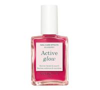 Manucurist Active Glow™ Blueberry Pink All In One Perfector Nail Polish & Care - Vegan & Made in France Ultra-Glowy 2 in 1 Nail Concealer & Care - Plant-Based - Gifts for Women
