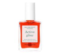 Manucurist Active Glow™ Cranberry - Clear Coral Perfector Nail Polish & Care - Vegan & Made in France Ultra-Glowy 2 in 1 Nail Concealer & Care - Plant-Based - Gifts for Women - Christmas Gifts
