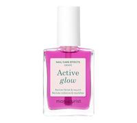 Manucurist Active Glow™ Grape - Clear Lilac All In One Perfector Nail Polish & Care - Vegan & Made in France Ultra-Glowy 2 in 1 Nail Concealer & Care - Plant-Based - Gifts for Women - Christmas Gifts