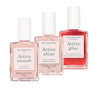 Manucurist Active Icons Trio Smooth Shine & Glow Raspberry Set