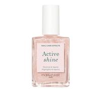 Manucurist Active Shine™ Highlighter Treatment Polish For Nails - No Lamp - Vegan & Made in France Ultra-Shiny 2 in 1 Nude Nail Strengthener & Highlighter - Plant-Based Ingredients