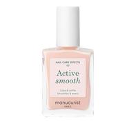 Manucurist Active Smooth 00 Nail Concealer Polish & Care - No Lamp - Ultra-Brightening 2 in 1 Rosé Finish Nail Polish & Nail Strengthener - CC Nail Concealer - Ridge Filler for Nails - Plant-Based