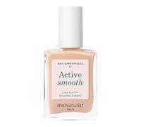 Manucurist Active Smooth 01 Nail Concealer Polish & Care - No Lamp - Ultra-Brightening 2 in 1 Beige Finish Nail Polish & Nail Strengthener - CC Nail Concealer - Ridge Filler for Nails - Plant-Based