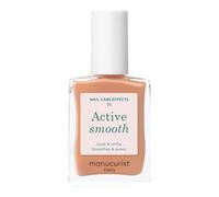 Manucurist Active Smooth 02 - Nail Concealer Polish & Care - No Lamp - Ultra-Brightening 2 in 1 Golden Finish Nail Polish & Nail Strengthener - CC Nail Concealer - Ridge Filler for Nails - Plant-Based