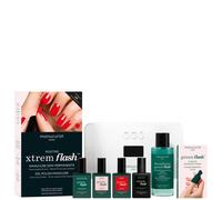 Manucurist At Home Gel Xtreme Flash Kit- Poppy Red & Hortencia