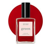 MANUCURIST • Green Cherry Red Nail Polish • Classic 9-Free Varnish • Vegan and Bio-Sourced Varnish (79%) • Professional Manicure • 15 ml (RED CHERRY)