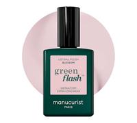 Manucurist Green Flash LED Light Pink Blossom Gel Nail Polish - Vegan, 12-Free, Plant-Based - Strengthens and Protects the Nail - Gel Polish - Made in France - 0.5 fl oz