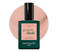 Manucurist Green Flash Dune Sandy Beige LED Gel Nail Polish | LED gel polish and semi-permanent nail varnish, UV nail lamp compatible. 12-free, bio-sourced, vegan, Made in France, 15 ml