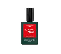 Manucurist Green Flash LED Classic Lava - Orange Undertones Red Gel Nail Polish - Vegan, 12-Free - Strengthens and Protects - Nail Varnish for UV Nail Lamp - Made in France