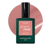 MANUCURIST • Green Flash LED Gel Nail Polish • Vegan • 12-Free, Plant-Based (57%) Gel Polish • Made in France • 0.5 fl oz (OLD ROSE)