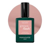 MANUCURIST • Green Flash LED Gel Nail Polish • Vegan • 12-Free, Plant-Based (57%) Gel Polish • Made in France • 15 ml (SHELL BEIGE)