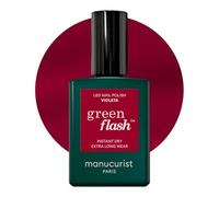 MANUCURIST • Green Flash LED Gel Nail Polish • Vegan • 12-Free, Plant-Based (57%) Gel Polish • Made in France • 15 ml (VIOLETA)