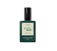Manucurist Green Flash LED White with Golden Highlights Solar Gel Nail Polish - Vegan, 12-Free, Plant-Based Gel Polish - Made in France
