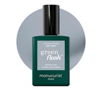 Manucurist Green Flash Mist Grey - Gel Nail Polish - 12-Free Nail Polish, Organic Origin (84%) - Made in France - 15 ml