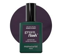 Manucurist Green Flash Queen of Night Purple Grey LED Gel Nail Polish