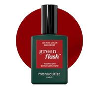 Manucurist Green Flash Red Velvet Deep Red LED Gel Nail Polish