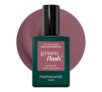 Manucurist Green Flash Rose Mountbatten Taupe Pink LED Gel Nail Polish | LED gel polish and semi-permanent nail varnish, UV nail lamp compatible. 12-free, bio-sourced, vegan, Made in France, 15 ml