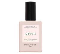 Manucurist Green™ Gold Glitter Top Coat - Glitter Top Coat Nail Polish - Gel-like finish without a lamp, 7-day wear & shine - Vegan & Made in France - 79.5% Natural Origin Ingredients - 15 ml