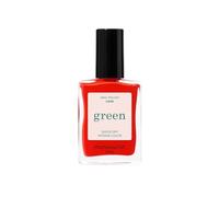Manucurist Green Lava - Classic Red Orange - Red Nail Polish - 9-Free, Vegan and Plant-Based - Non Toxic - Made in France - 15 ML