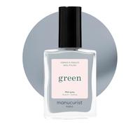 Manucurist Green™ Mist Grey - Grey Nail Polish Quick Dry - Natural Classic Nail Varnish 9-Free - Vegan and Plant-Based - Manicure & Nails Care - 15 ml